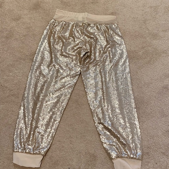 Sparkly Gold Joggers - Picture 2 of 3